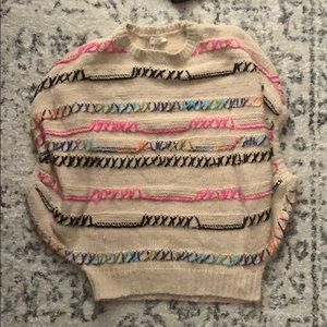 Short sleeve sweater